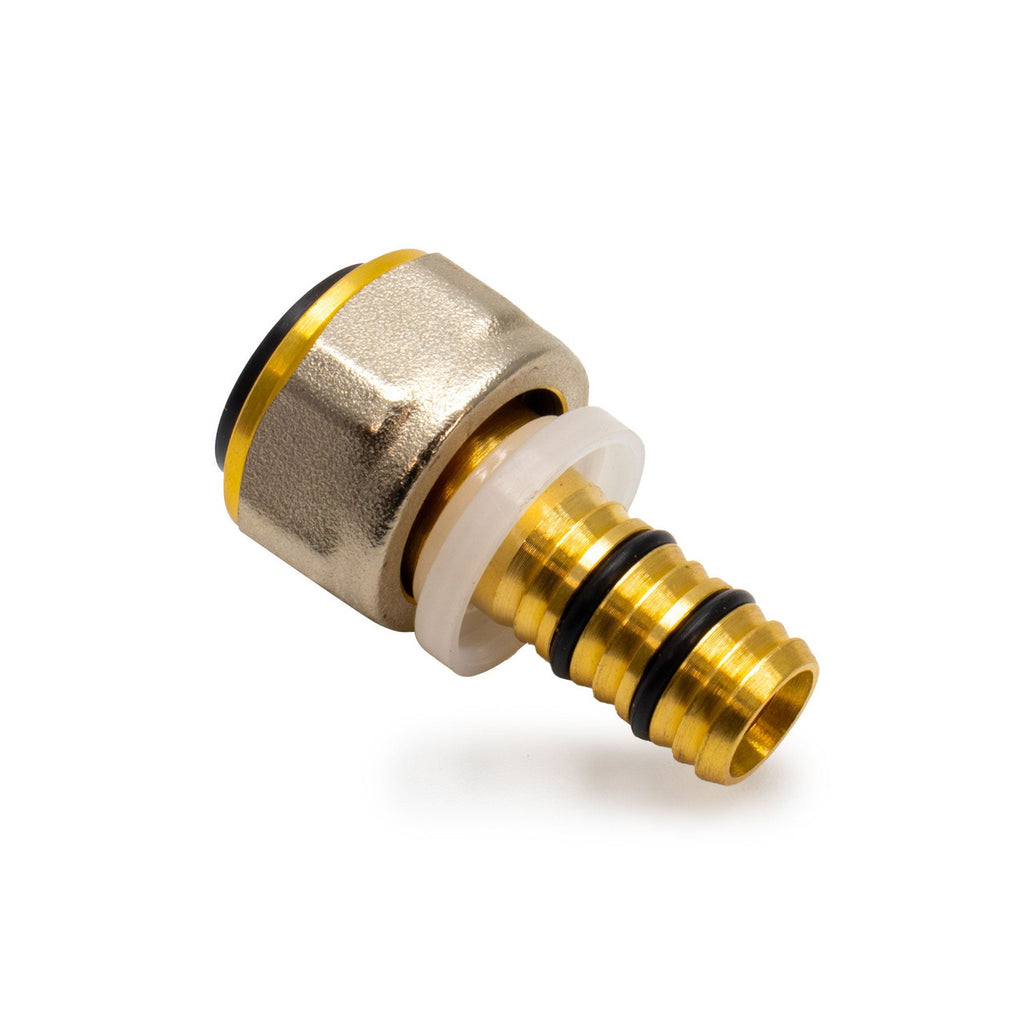 16mm x 1/2" Press Female Swivel Adapter