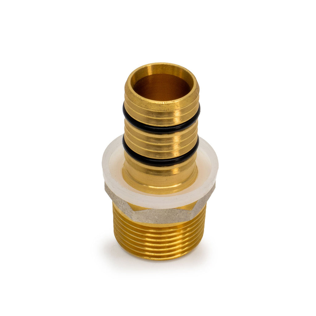 16mm x 1/2" Press Male Adapter