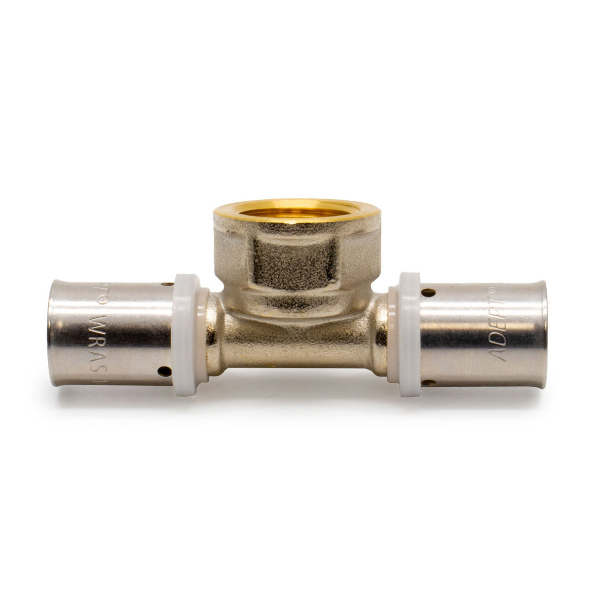 20mm x 1/2" x 20mm Press Female Tee