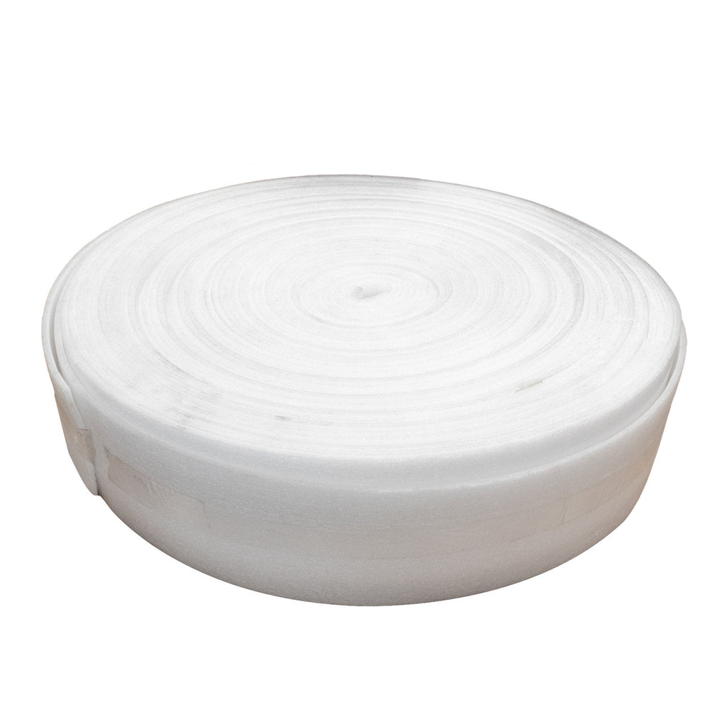 Adept White Underfloor Heating Edge Insulation Roll – 50m Length