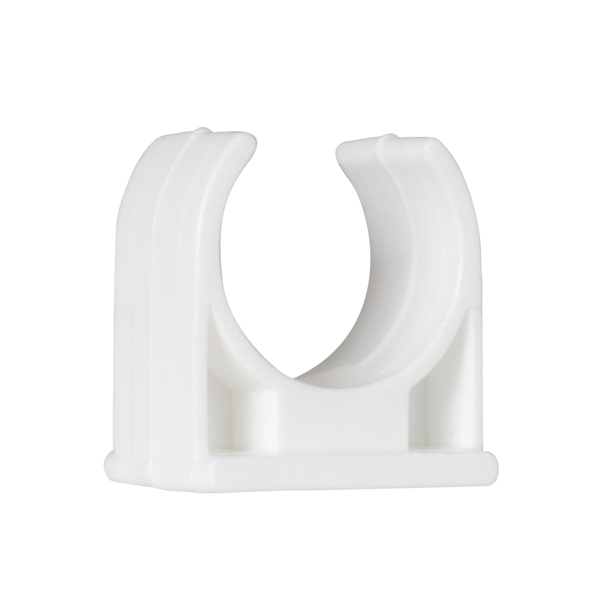 TekTools White Plastic Open Pipe Clips