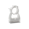 White Hinged Pipe clip for 32mm to 35mm Pipe (50)