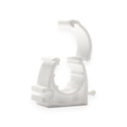 White Hinged Pipe clip for 32mm Pipe (50)