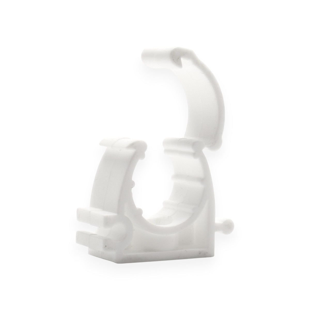 White Hinged Pipe clip for 32mm Pipe (50)