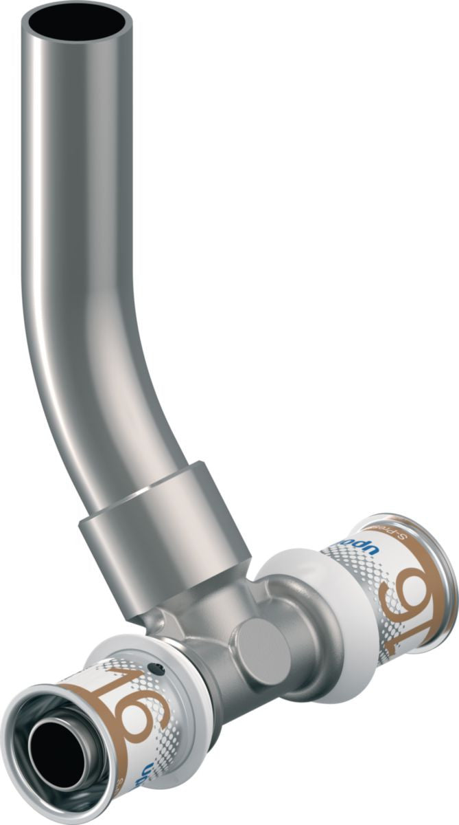 Uponor Smart Radi Tee Adapter Plated
