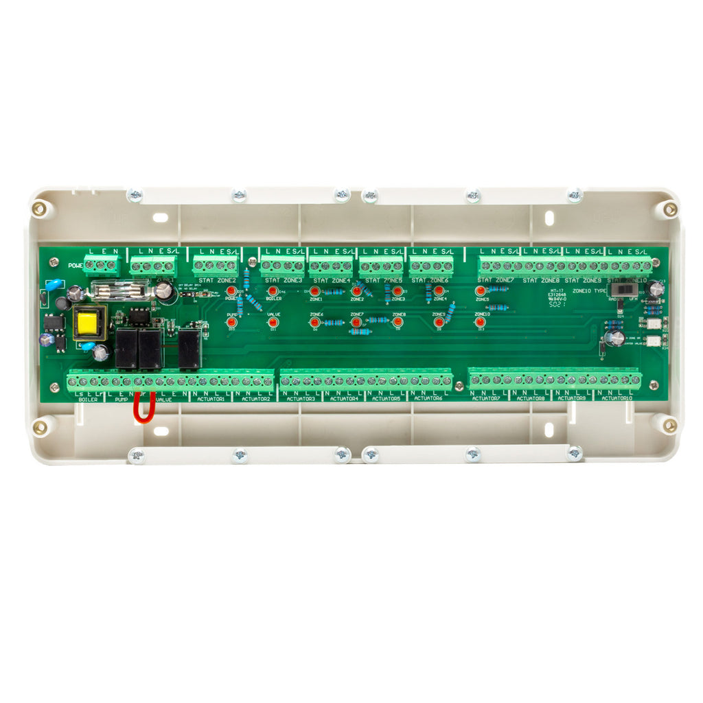 Adept AWC10 10 Way Wiring Centre with Zone Valve & Boiler Connections - 230V