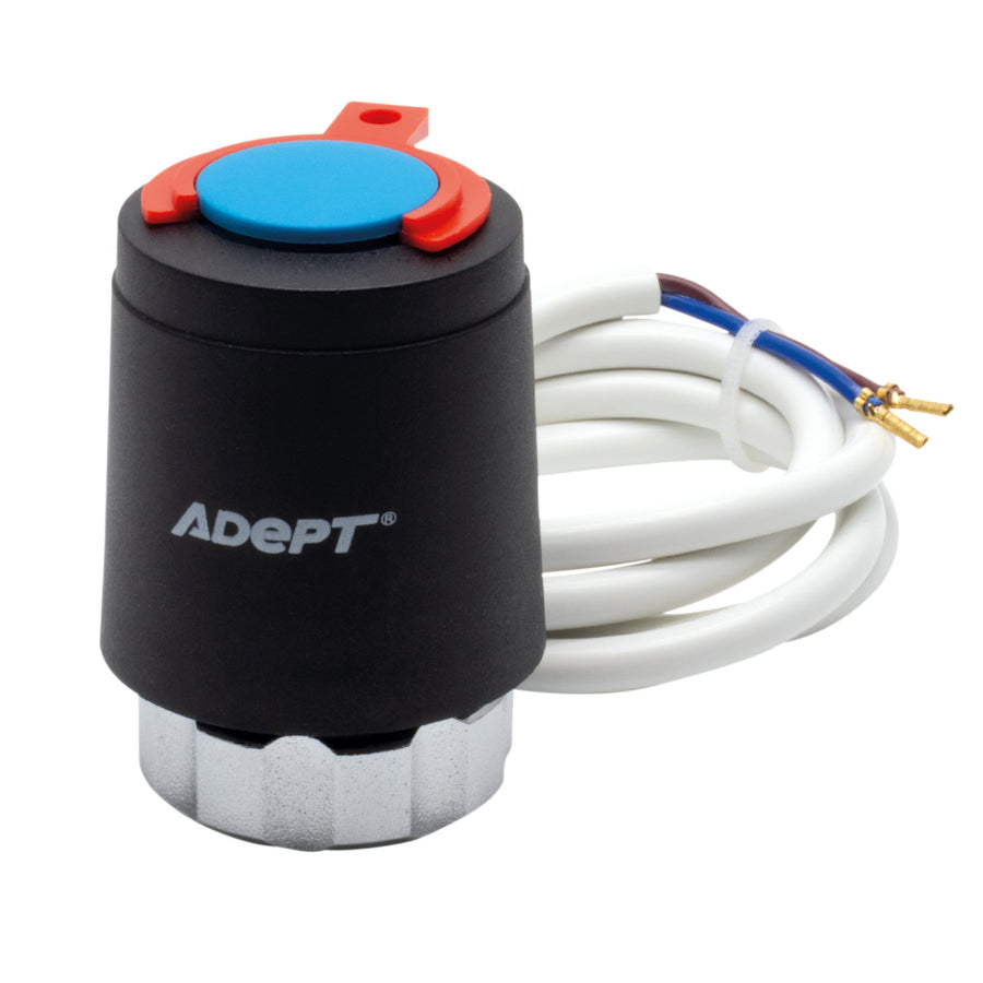 Adept 230V 2 Wire Thermal Actuator for Underfloor Heating Manifolds