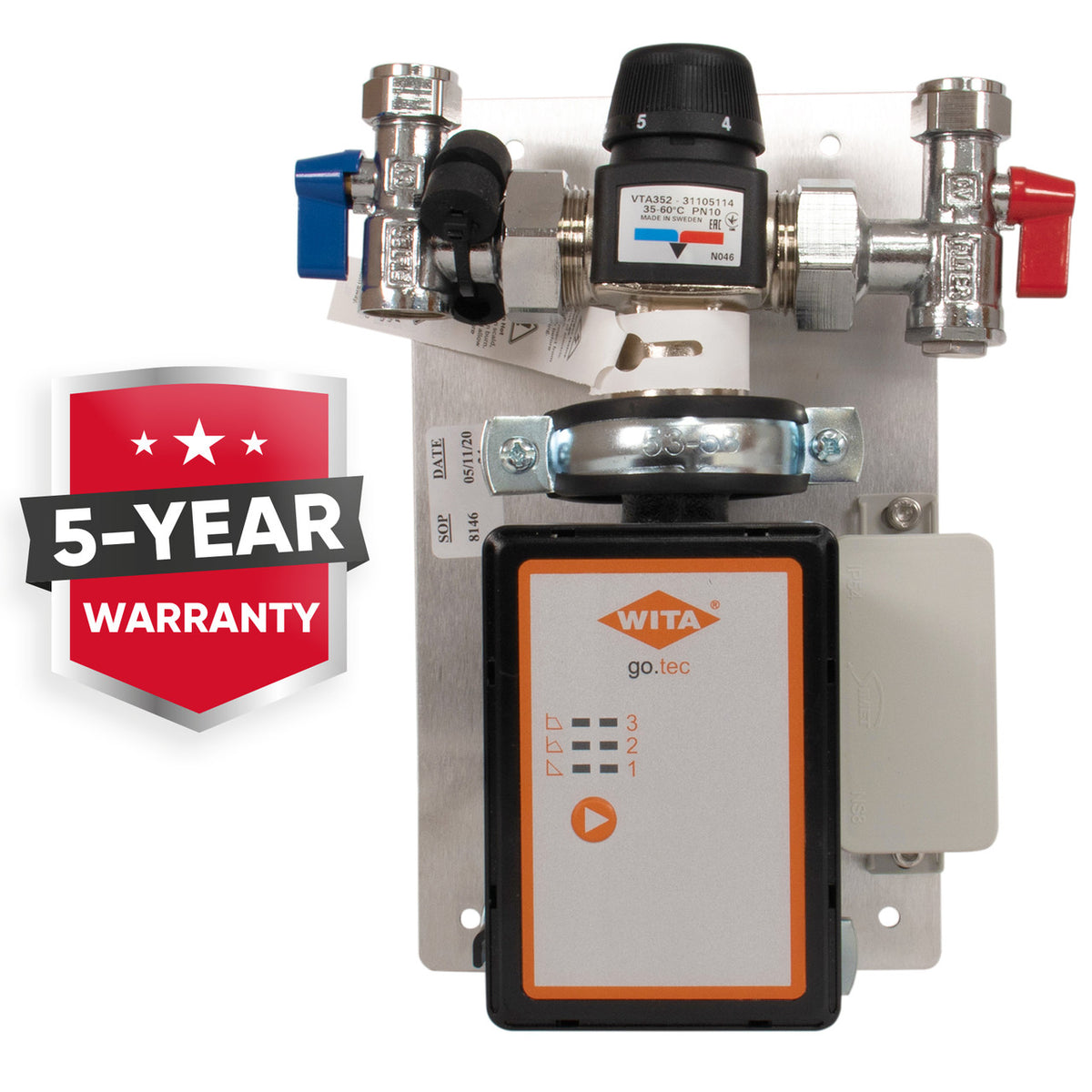 5kW Underfloor Heating Control Pack / Pump / Blender (CP5KW)