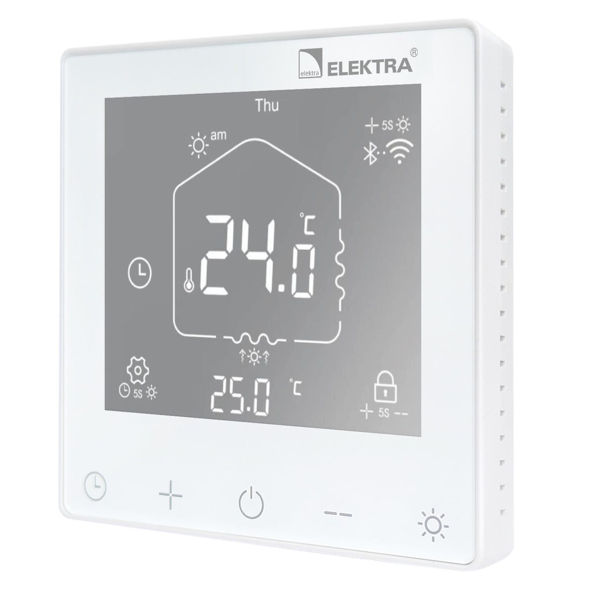 Elektra ELR30W WiFi Programmable Thermostat - White