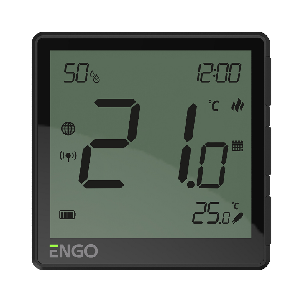 ENGO Smart Thermostat - Black - E1B