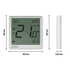 ENGO Smart Thermostat - White - Dimensions - E1W
