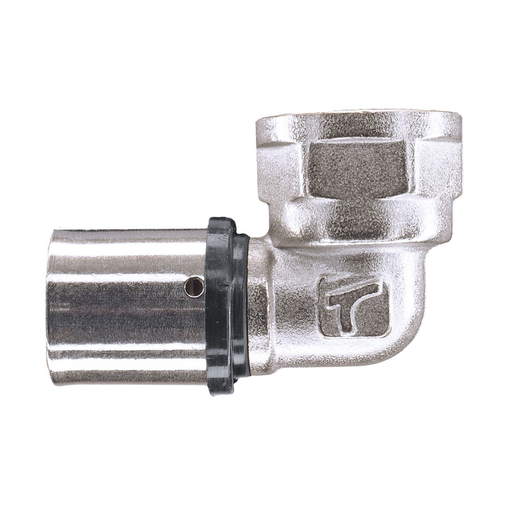 25mm x 1" MLCP Brass Press Elbow Fitting with 1" Female Adaptor