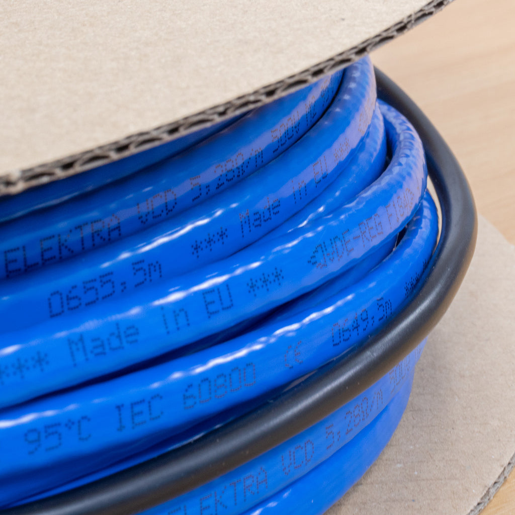 Frost Protection Cable with Thermostat - Heat Trace Freezing / Frozen Pipe - Elektra FreezeTec