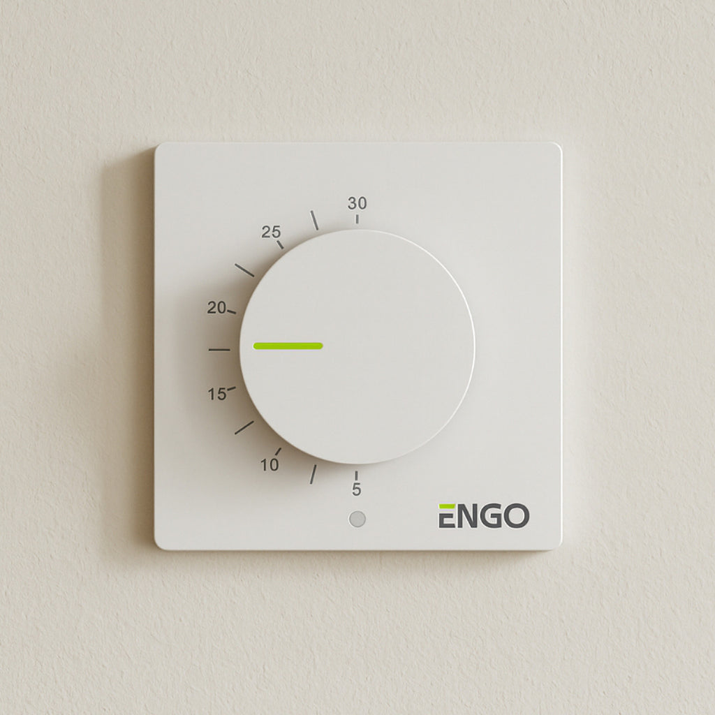 ENGO ESIMPLE Dial Thermostat - White