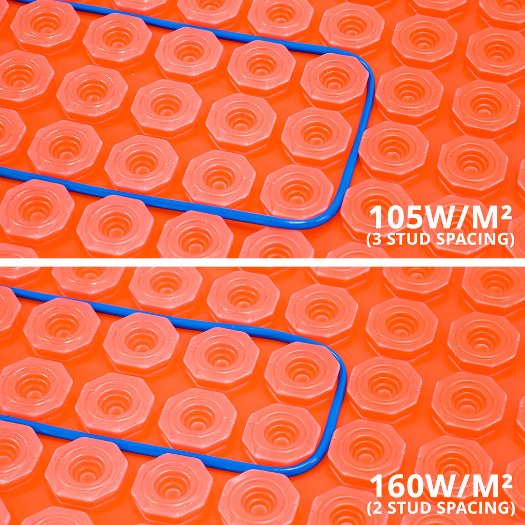 Flexheat Electric Underfloor Heating Cable with FLEX•GRID Decoupling Membrane