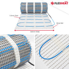 Flexheat 100W/m2 Electric Underfloor Heating Mat