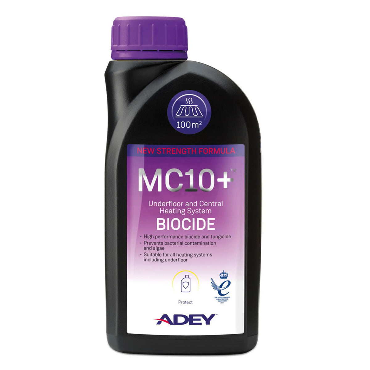 ADEY MC10+ underfloor heating system biocide bottle