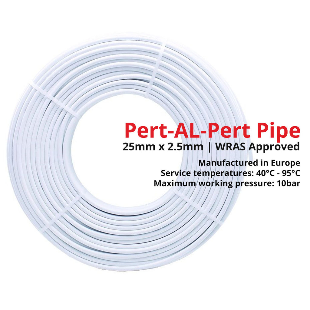 Underfloor Heating PERT-Al-PERT Pipe 25mm x 2.5mm