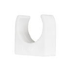 TekTools White Plastic Open Pipe Clips