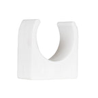 TekTools White Plastic Open Pipe Clips