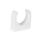 TekTools White Plastic Open Pipe Clips