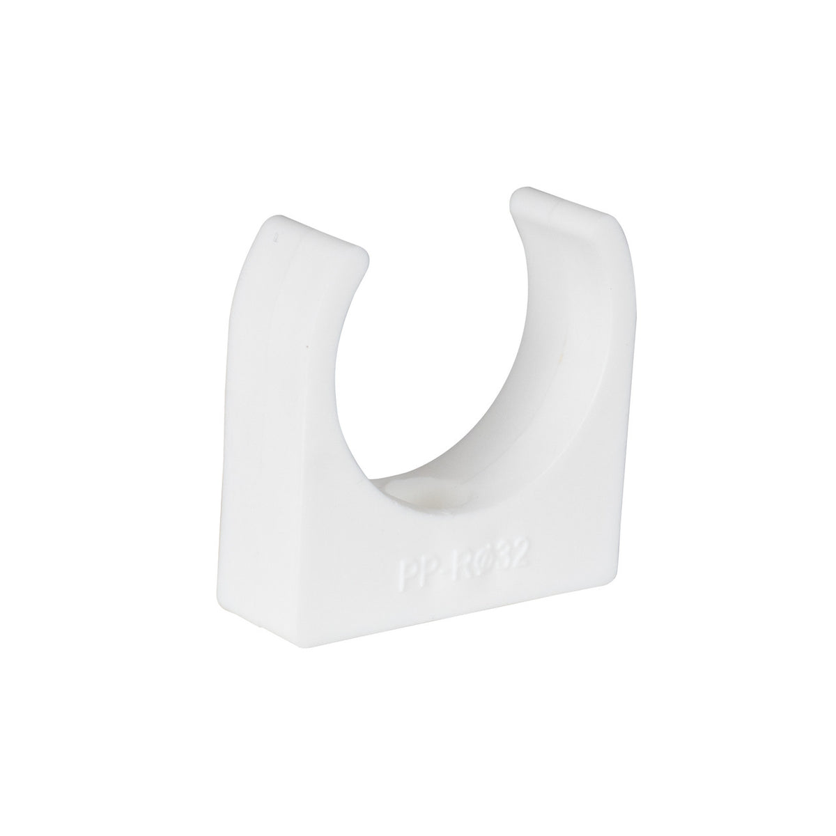 TekTools White Plastic Open Pipe Clips