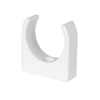TekTools White Plastic Open Pipe Clips
