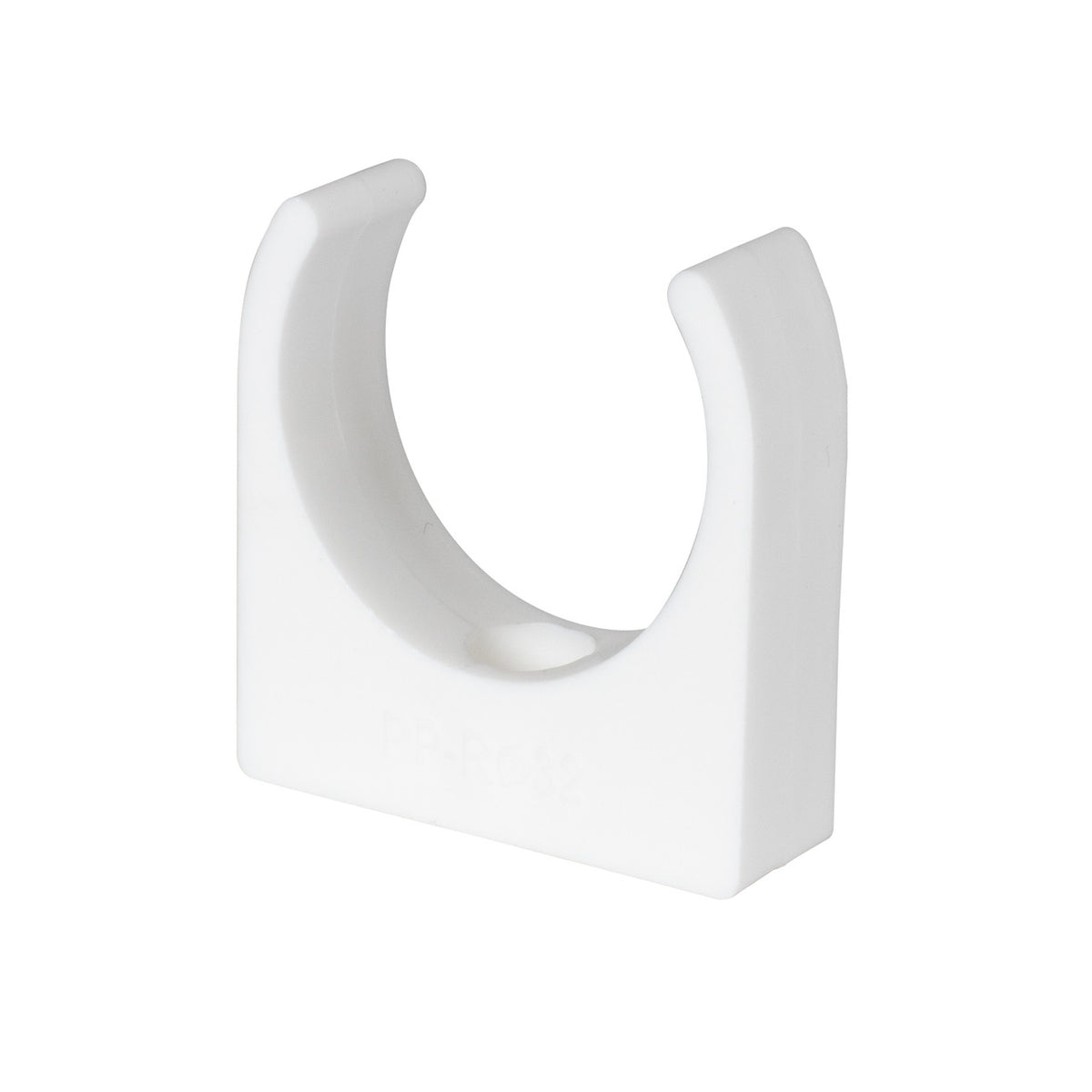 TekTools White Plastic Open Pipe Clips