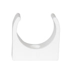 TekTools White Plastic Open Pipe Clips