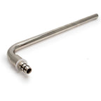 16mm x 15Cu Press Radiator Elbow - Plated