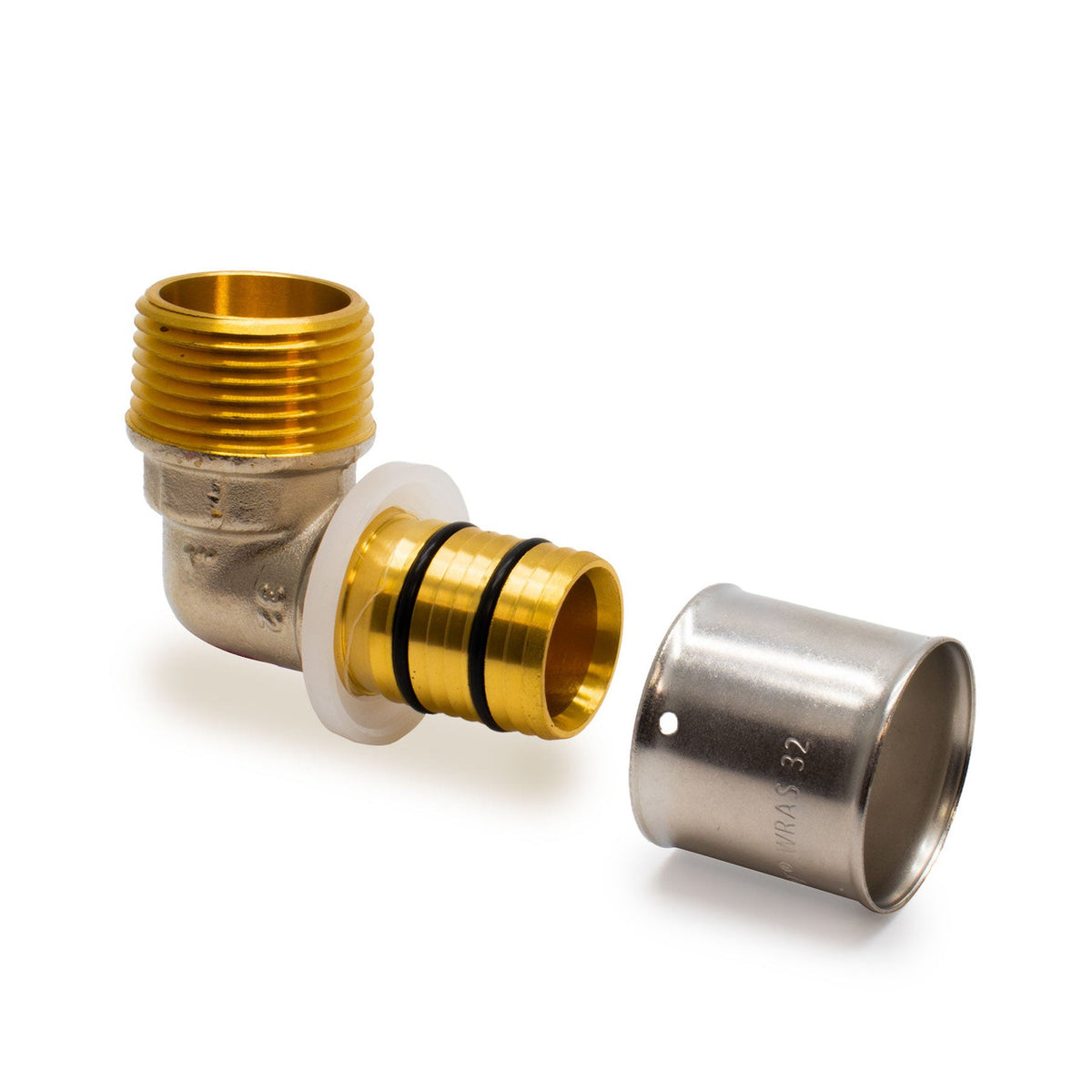 16mm x 1/2" Press Male Elbow