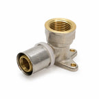 20mm x 1/2" Press Wall Plate Elbow