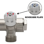 Potable Manifolds with flip tab for cold or hot indication