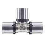 25mm MLCP Brass Press Equal Tee Fitting
