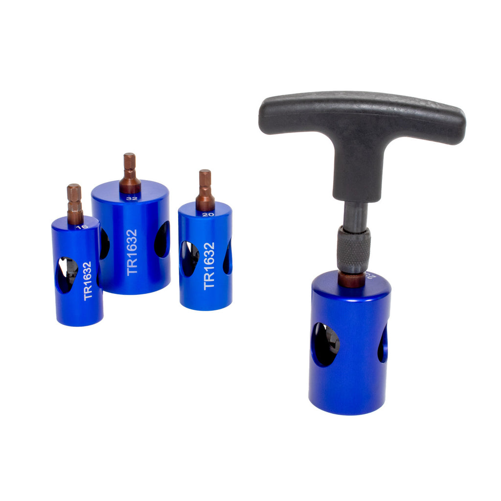 TekTools Reamer Bevelling Kit - 16,20,25,32mm - Reamer/Bevelling Tool and Attachments