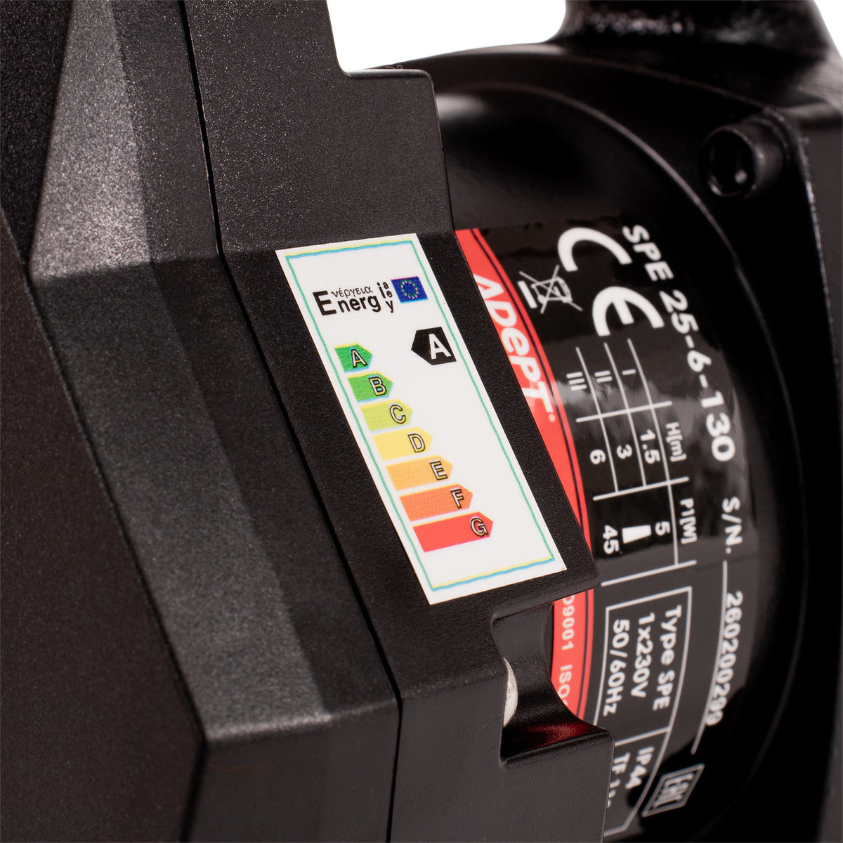 Adept Smart A-Rated Adjustable Speed Circulation Pump - 230V - SPE25-6-130