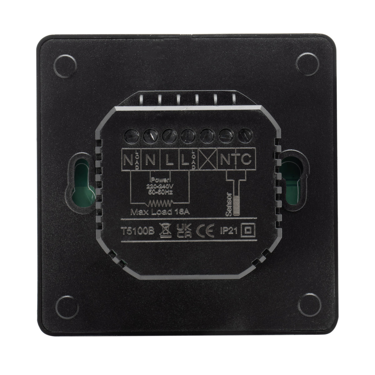 Adept T5100 Programmable Thermostat - Black
