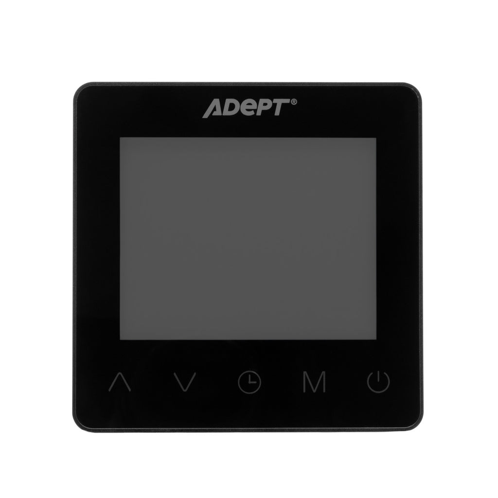 Adept T5100 Programmable Thermostat - Black