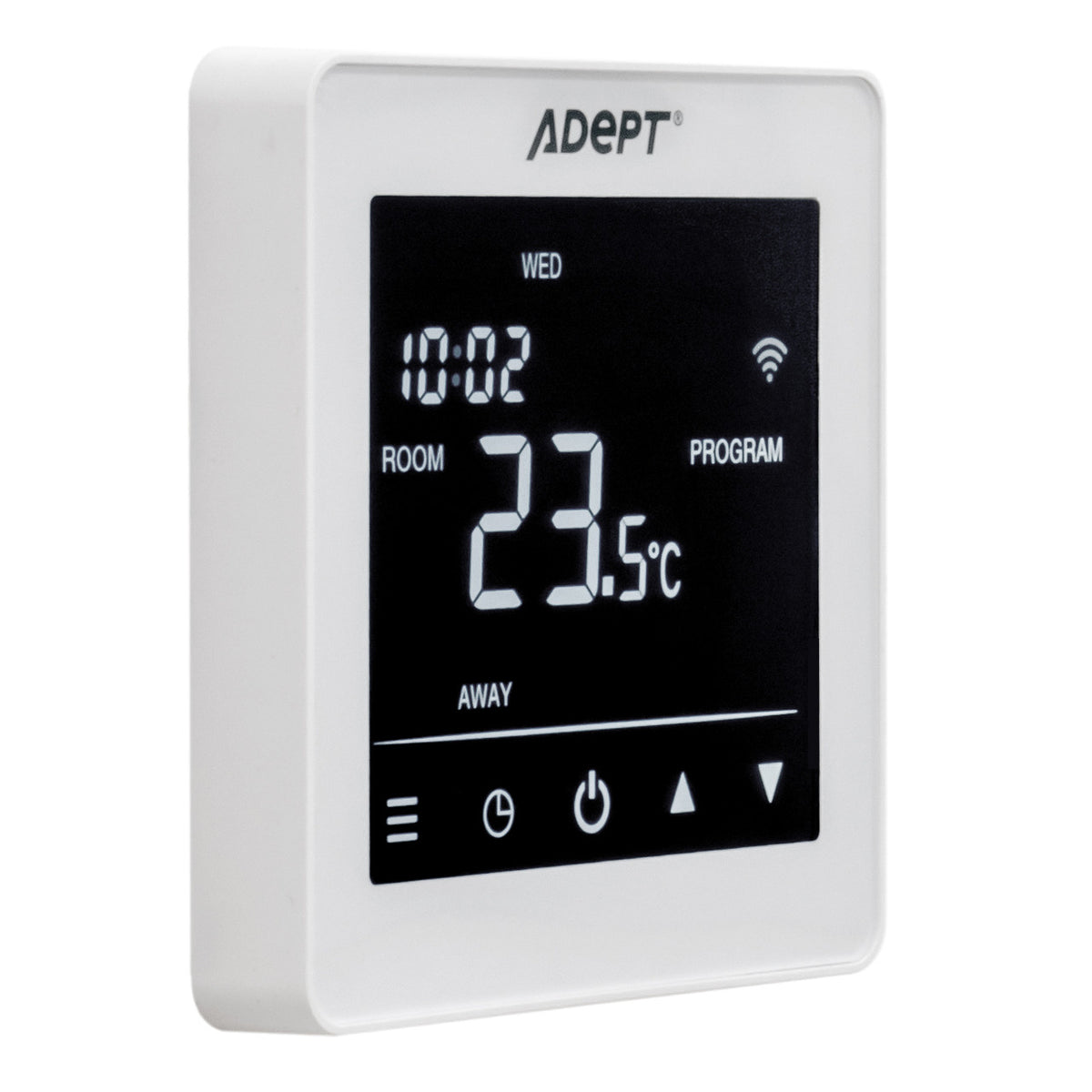 Adept Smart WiFi Touchscreen Thermostat - White
