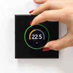 Adept Smart Dial WiFi Thermostat - Black - Hand Dial Temperature Control