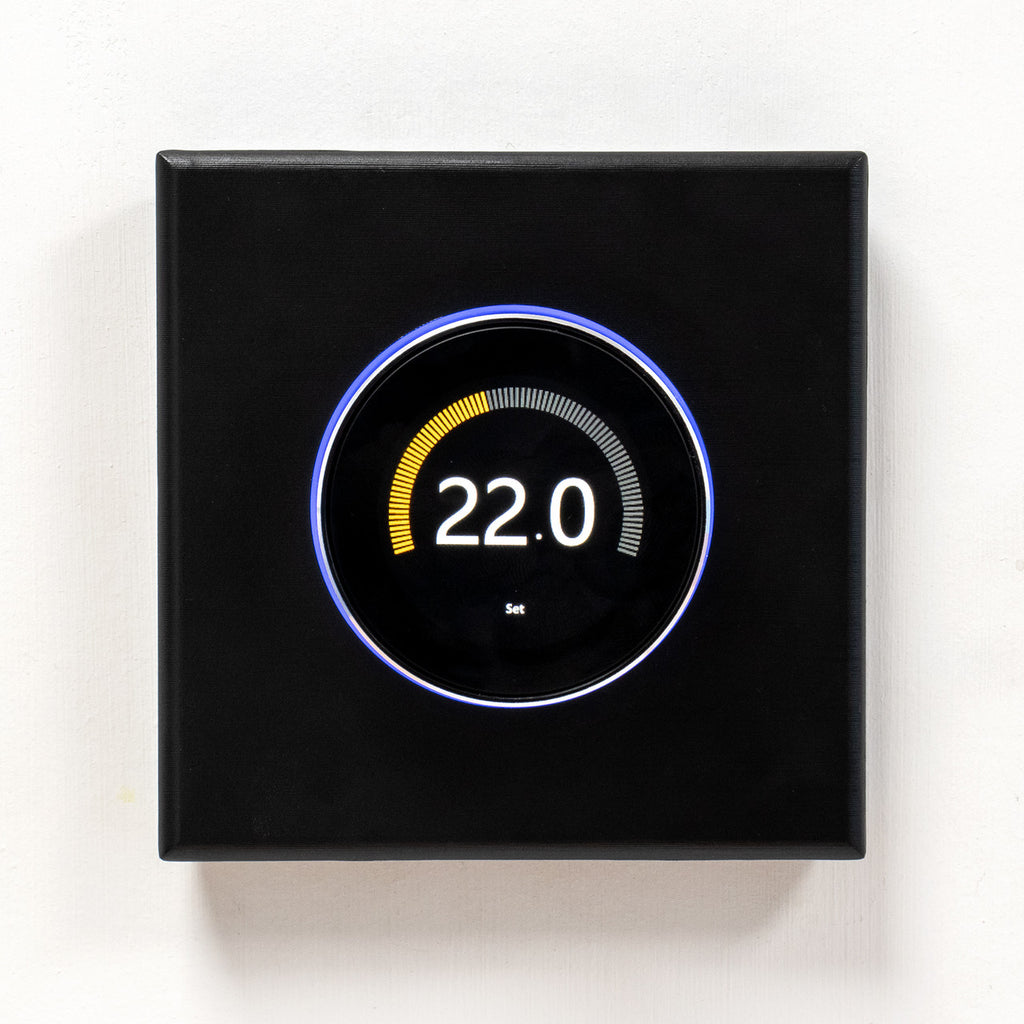 Adept Smart Dial WiFi Thermostat - Black - Face on Temperature Control