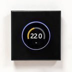 Adept Smart Dial WiFi Thermostat - Black - Face on Temperature Control