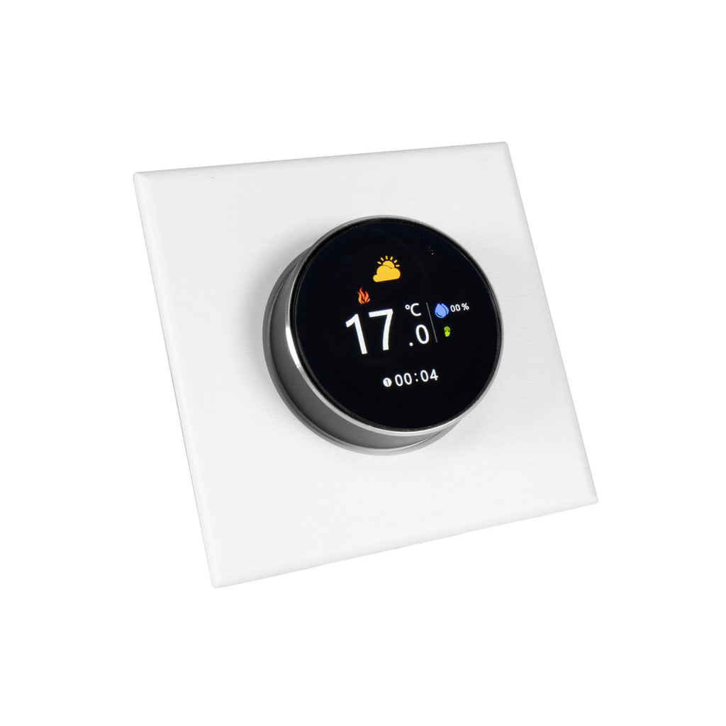 Call Screen Dial WiFi Smart Dial Thermostat for Underfloor Heating - White – Uheat ...