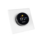 Adept Smart Dial WiFi Thermostat - White - Home Screen Display Angled
