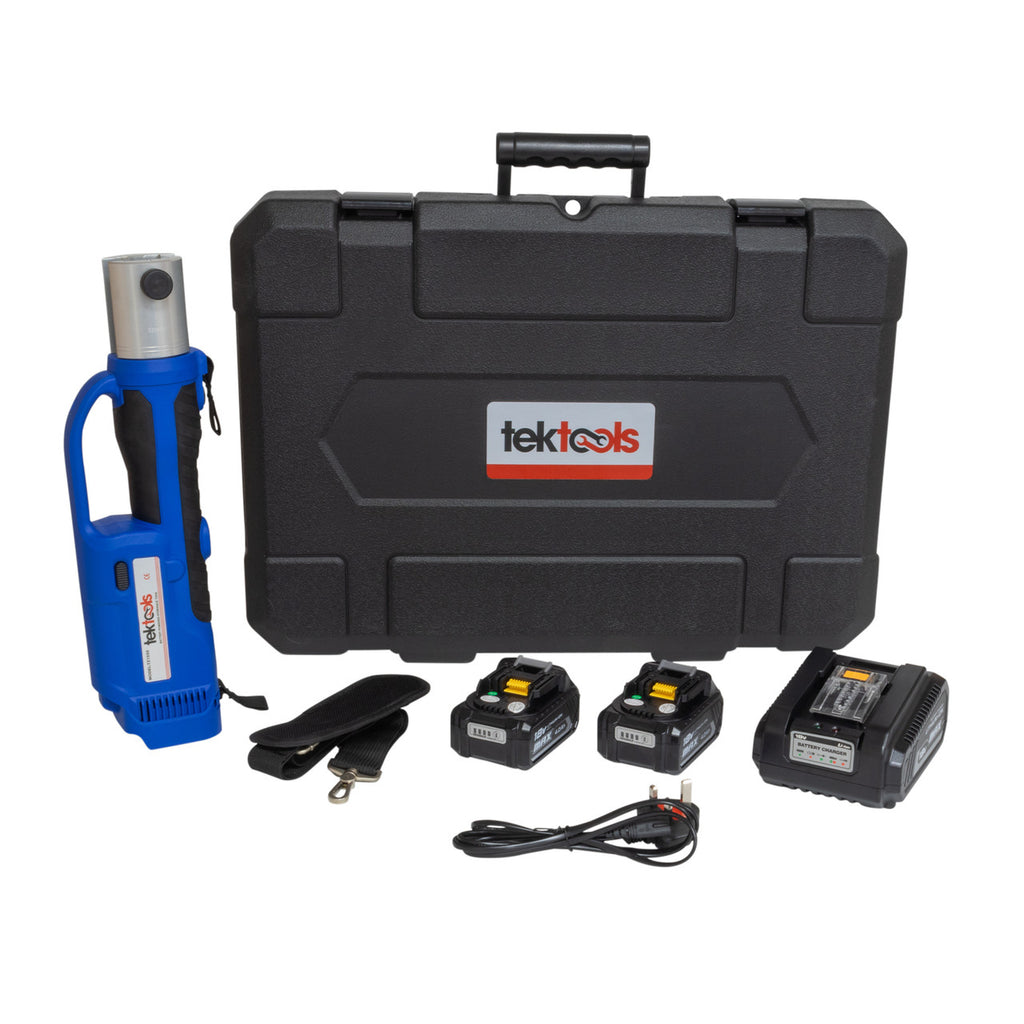 TekTools TZ1550 Cordless Press Tool -(With Charger & 2 Batteries) Full Kit