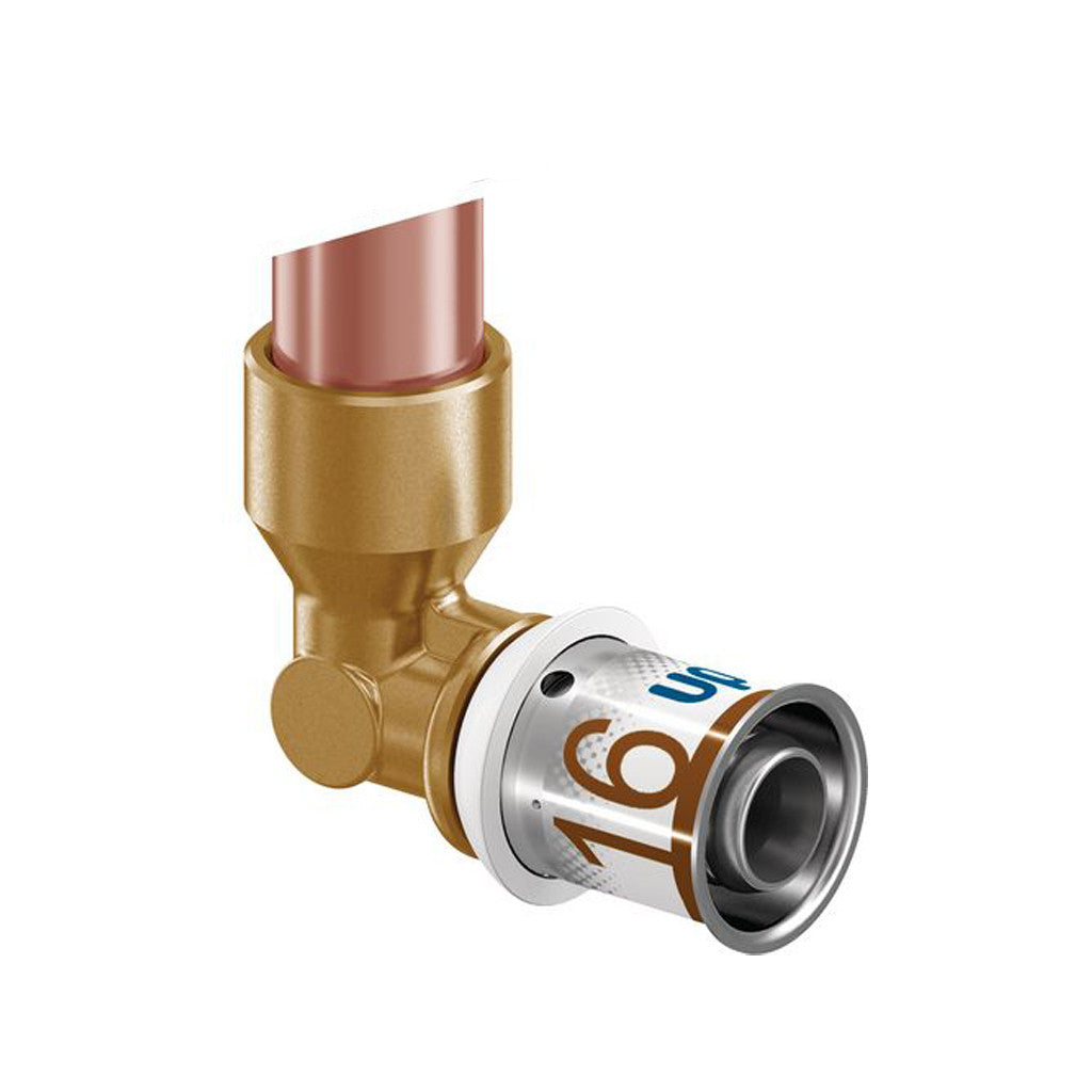 Uponor Smart Radi Elbow Adapter Unplated