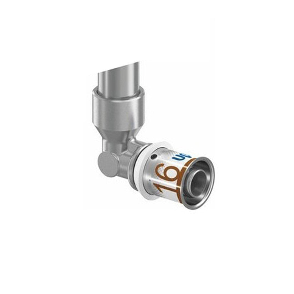 Uponor Smart Radi Elbow Adapter Plated