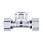 25mm x 1"F x 25mm MLCP Compression Tee with 1" Female Thread