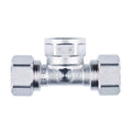 25mm x 1/2"F x 25mm MLCP Compression Tee with 1/2" Female Thread