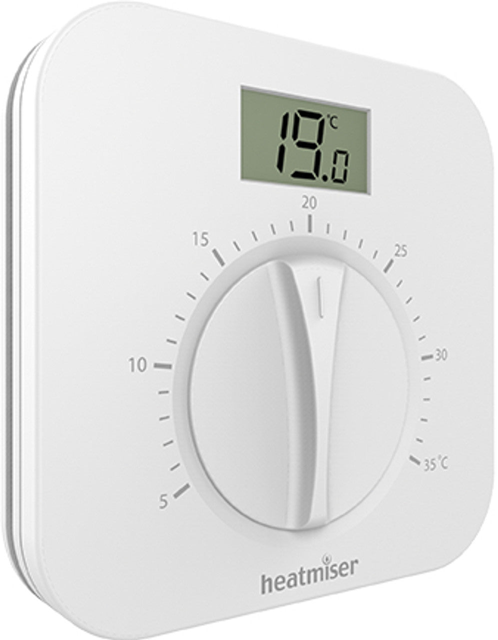 Dial Thermostat - Air Only - Digital Display - Heatmiser DS1-L